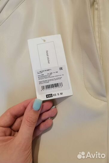 Шорты экокожа