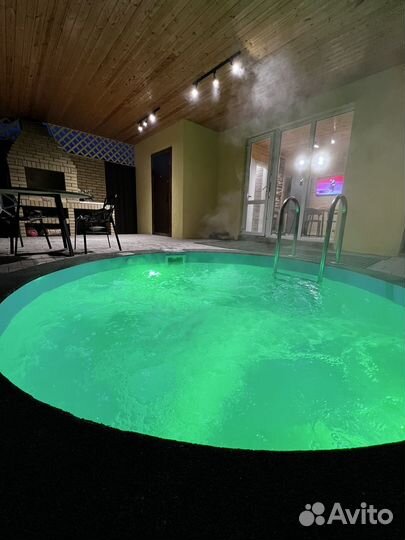 Баня с бассейном
