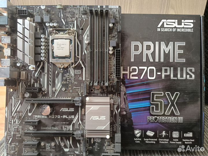 Asus prime H270-plus + i5 7600k