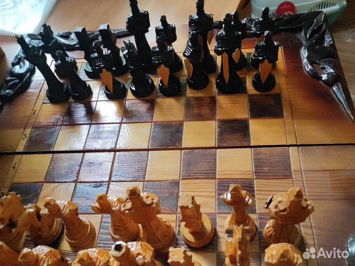 Шахматы деревянные ручной работы