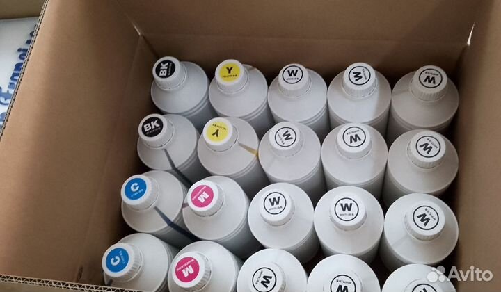 Чернила для DTF печати премиум разные оттенки