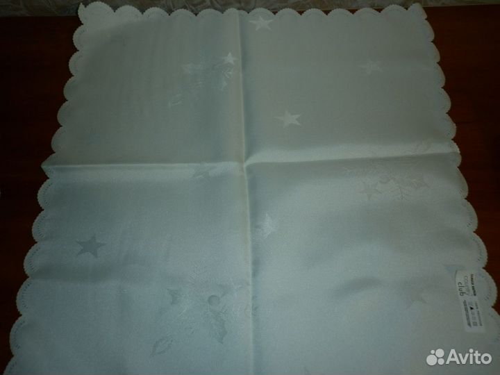 Салфетки 3 шт 40*40 см, скатерть, тюль, всё новое