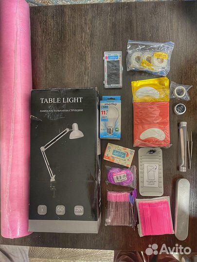 Все для наращивания ресниц, набор