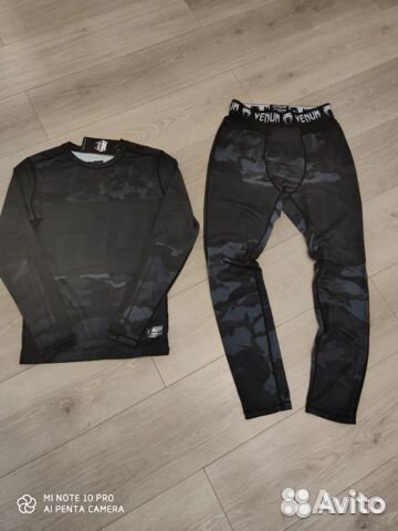Комплект: рашгард + компрессионные штаны venum