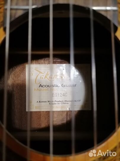 Классическая гитара с вырезом Takamine EG124C