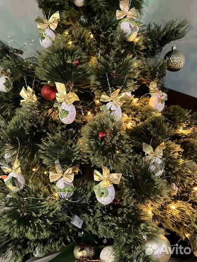 Елочные игрушки из английского фарфора