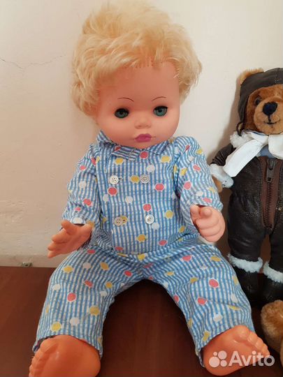 Кукла пупс Гдр, мишки авиаторы