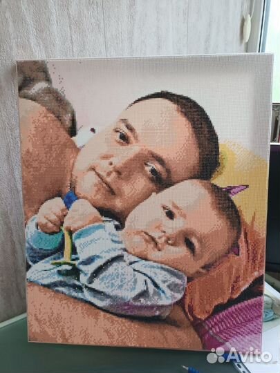 Алмазная мозаика по фото - производство