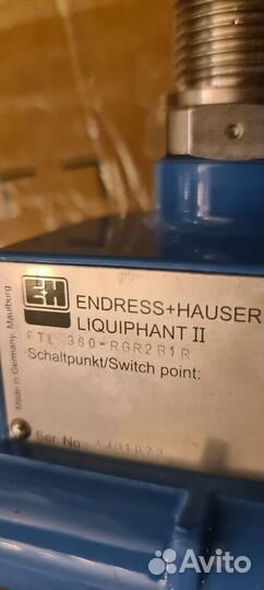 Вибрационные датчики уровня Endress+H liquiphant