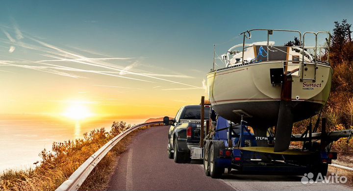 Перевозка катер лодка яхта фудтрак прицеп автодом