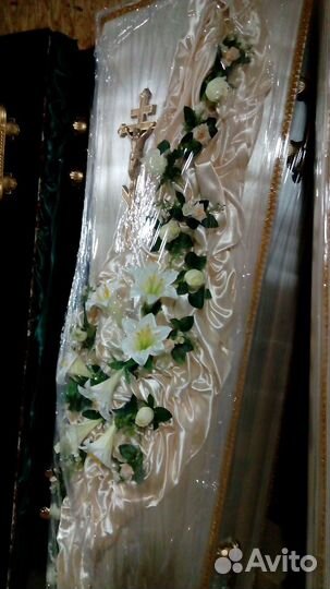 Ритуальные услуги. гробы драпированные оптом и в р