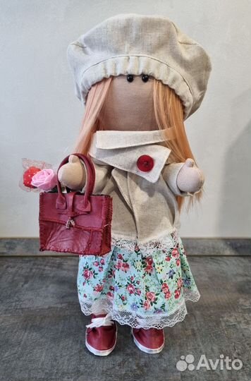 Тканевая кукла ручной работы
