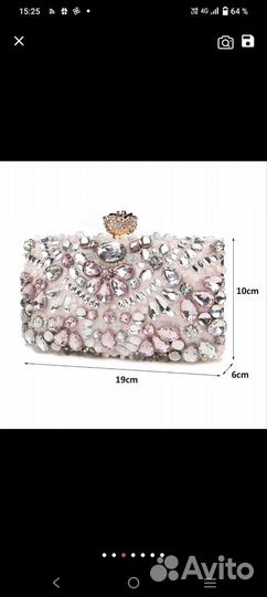 Клатч, сумочка стразы