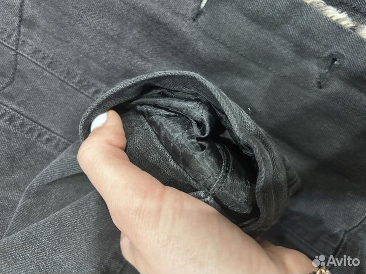 Куртка джинсовка утепленная