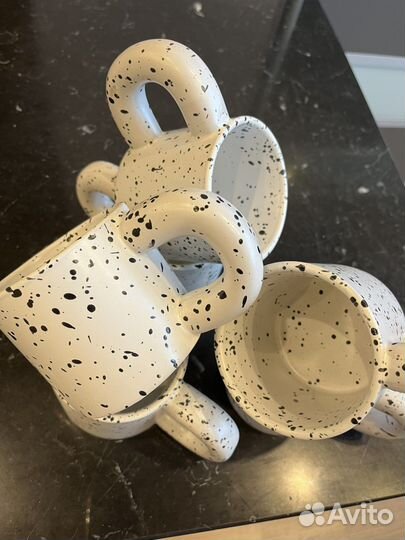 Кружка керамическая в крапинку