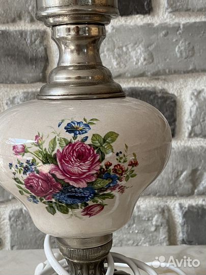 Настольная винтажная лампа