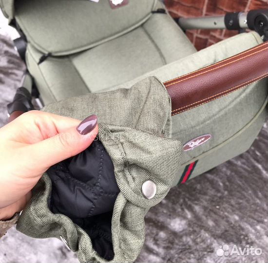 Коляска Dalux 2в1 хаки