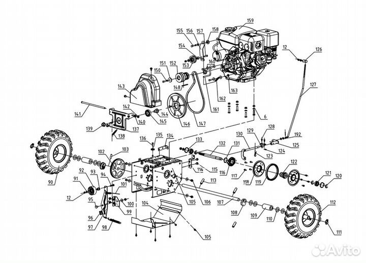 Шестерня снегоуборочника
