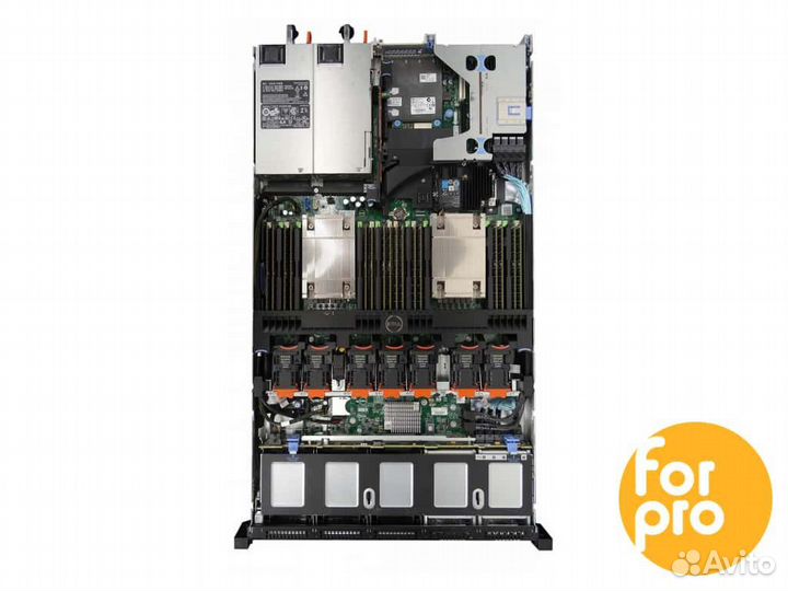 Сервер dell R630 8SFF 2xE5-2660v3 64GB, H730