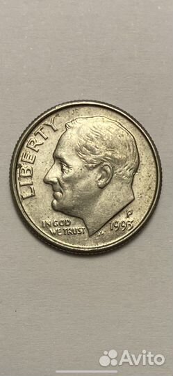 Монета liberty 1993 г
