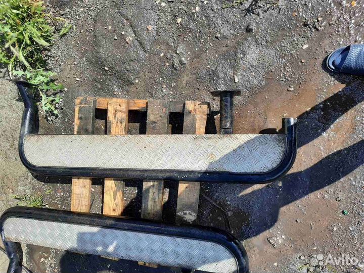 Пороги на автомобиль из нержавеющей стали