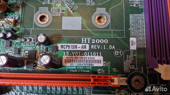 Материнская плата ECS MCP61SM-AM AM2