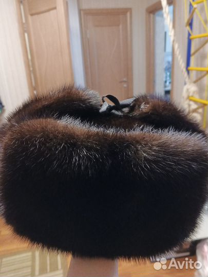 Норковая шапка мужская