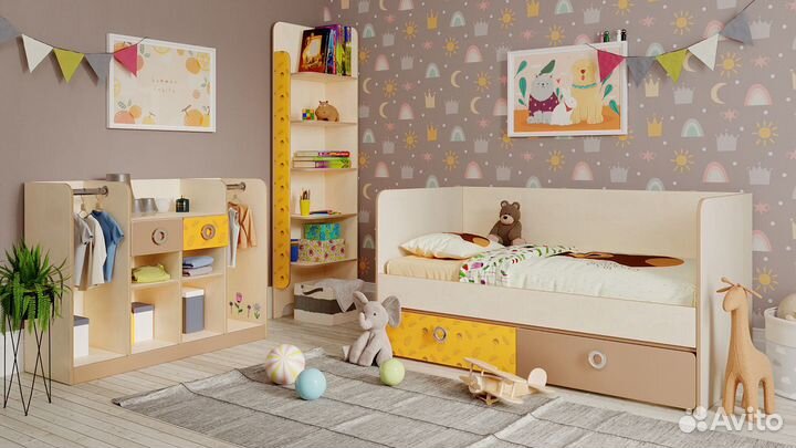 Стеллаж-комод Маша и Медведь Happy Days