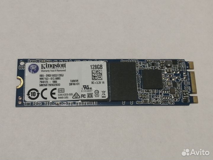 128Gb SSD M.2 2280 Kingston