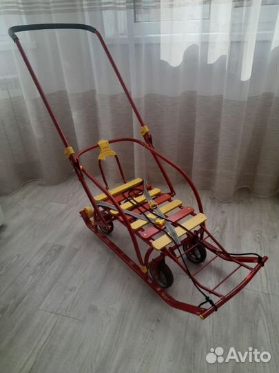 Санки на колесах