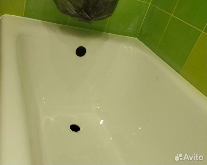 Реставрация ванн жидким акрилом, литьевым мрамором