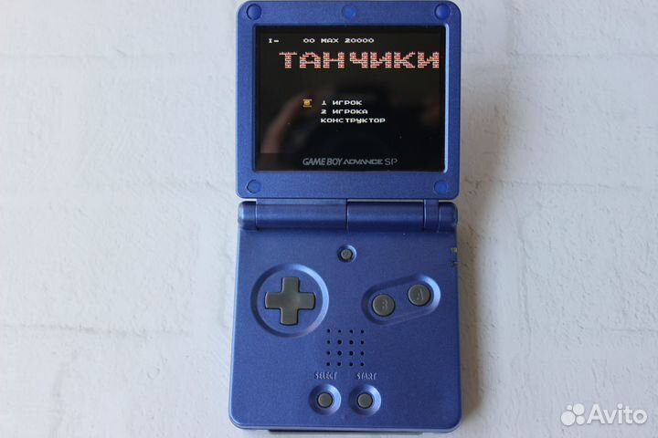Game Boy Advance SP «Blue» AGS-101 IPS + 500Игр