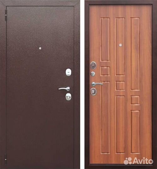 Дверь входная Garda 8 мм Рустикальный дуб