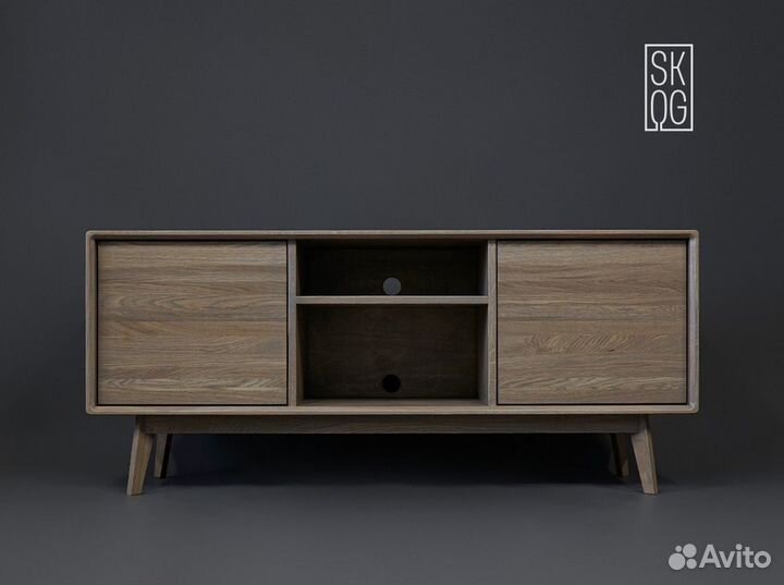 Тумба тв «Обычная» из дуба