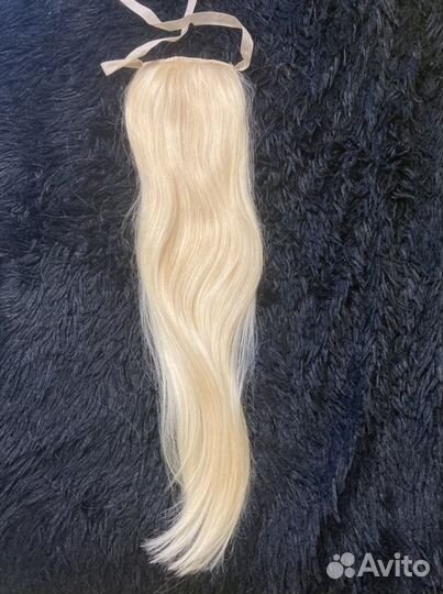 Шиньон хвост из натуральных волос