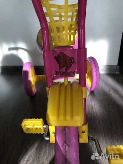 Детский велосипед трехколесный Зубренок