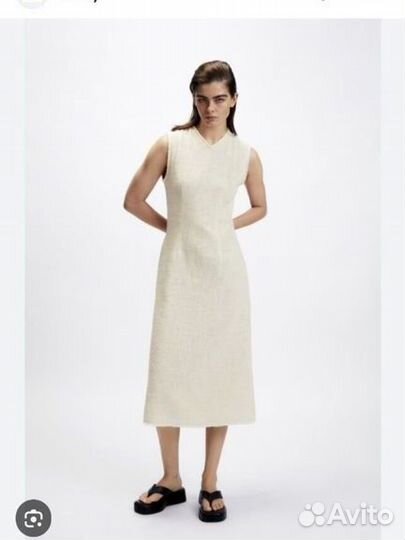 Платье zara миди