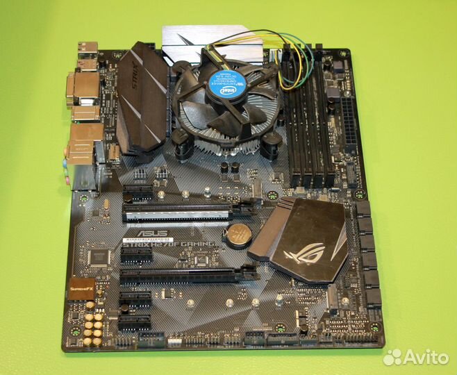 Asus Strix H270F Gaming socket 1151 с процессором