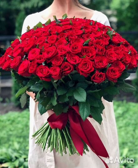 Высокие розы