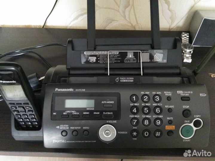 Телефон факс panasonic