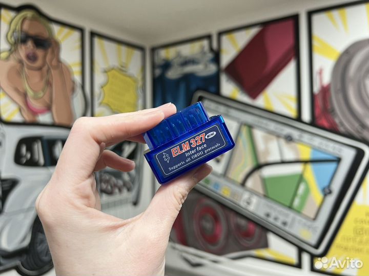 Диагностический автосканер 2 платы elm327 obd2