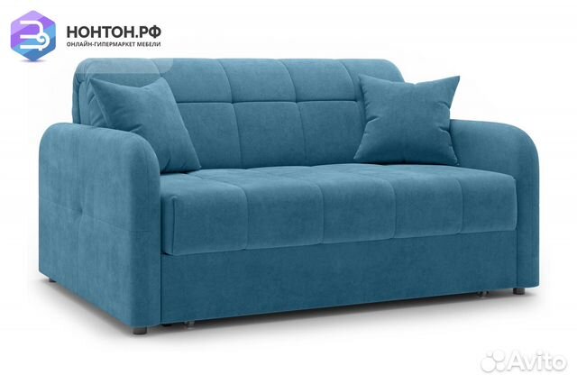 Диван аккордеон Некст голубой