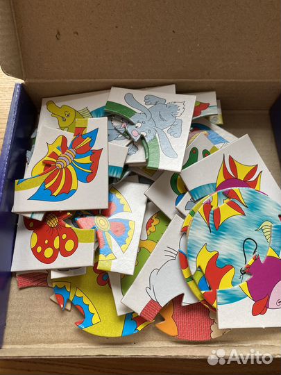 Настольные игры для детей от 3х лет 7 шт+3 пазла