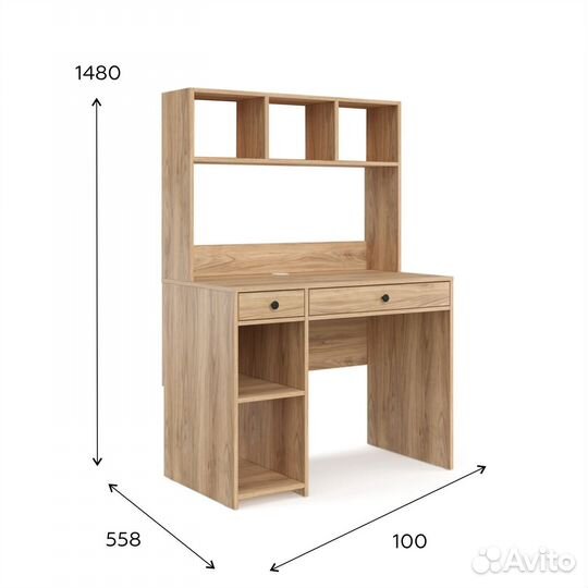 Компьютерный стол фк5-З с полками от производителя