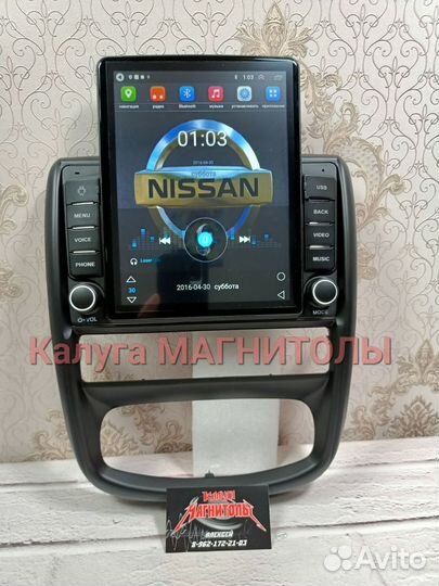 Магнитола Nissan Terrano на Андроиде новая Tesla
