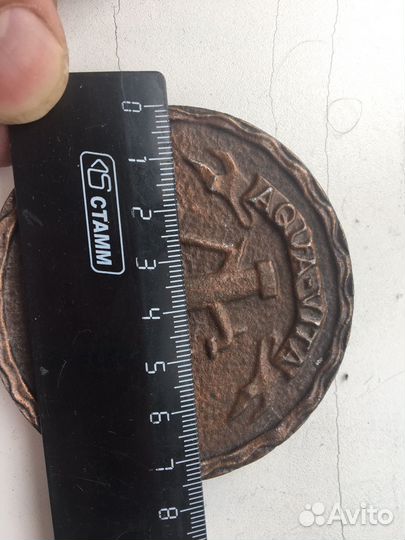 Vilnus Aqua-Vita медаль настольная