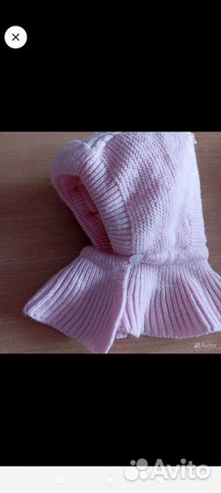 Шапка для новорожденного зима