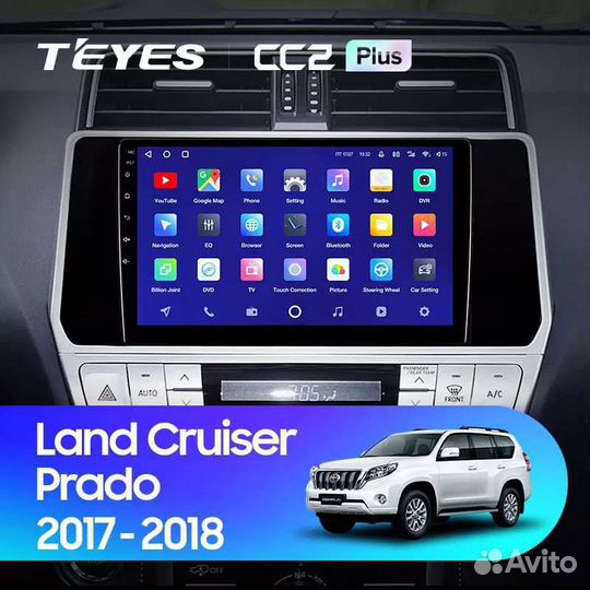 Toyota Land Cruiser Prado Teyes CC2L 1/16 магнитол