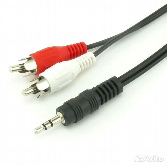 Кабель джек тюльпаны 1.5м jack RCA