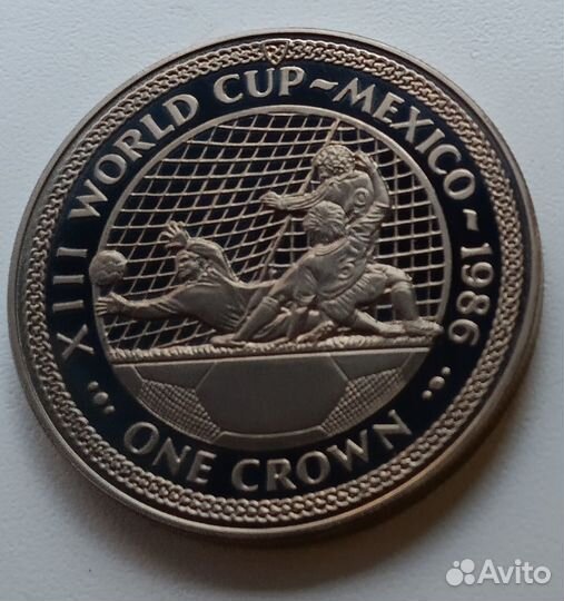 1 крона остров Мэн